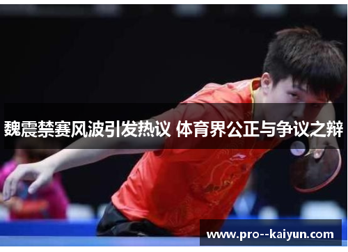 魏震禁赛风波引发热议 体育界公正与争议之辩